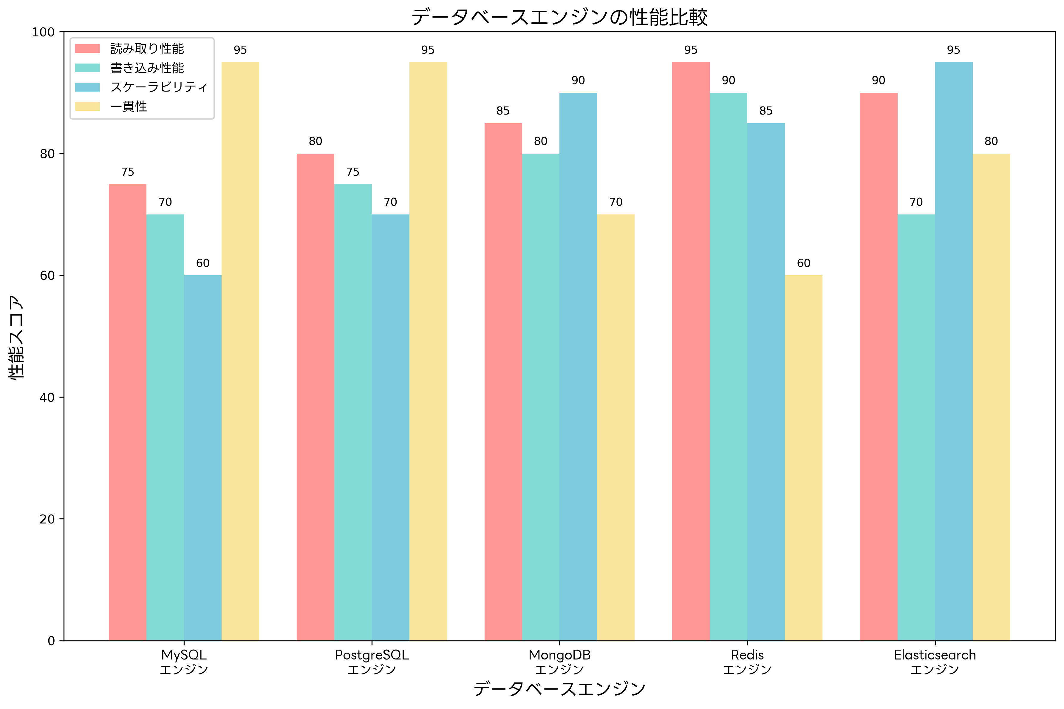 エンジンの性能比較
