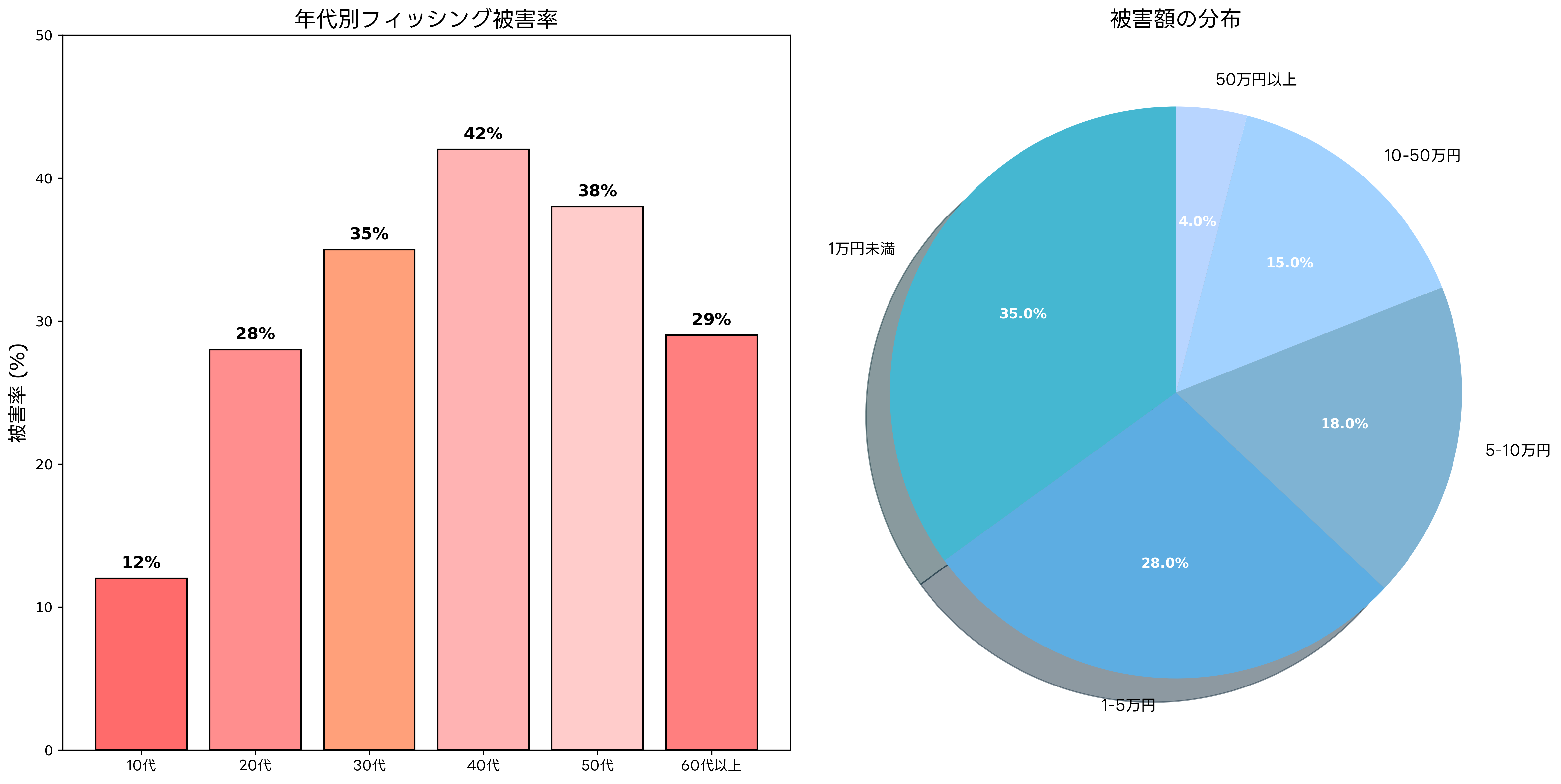 フィッシング被害の統計