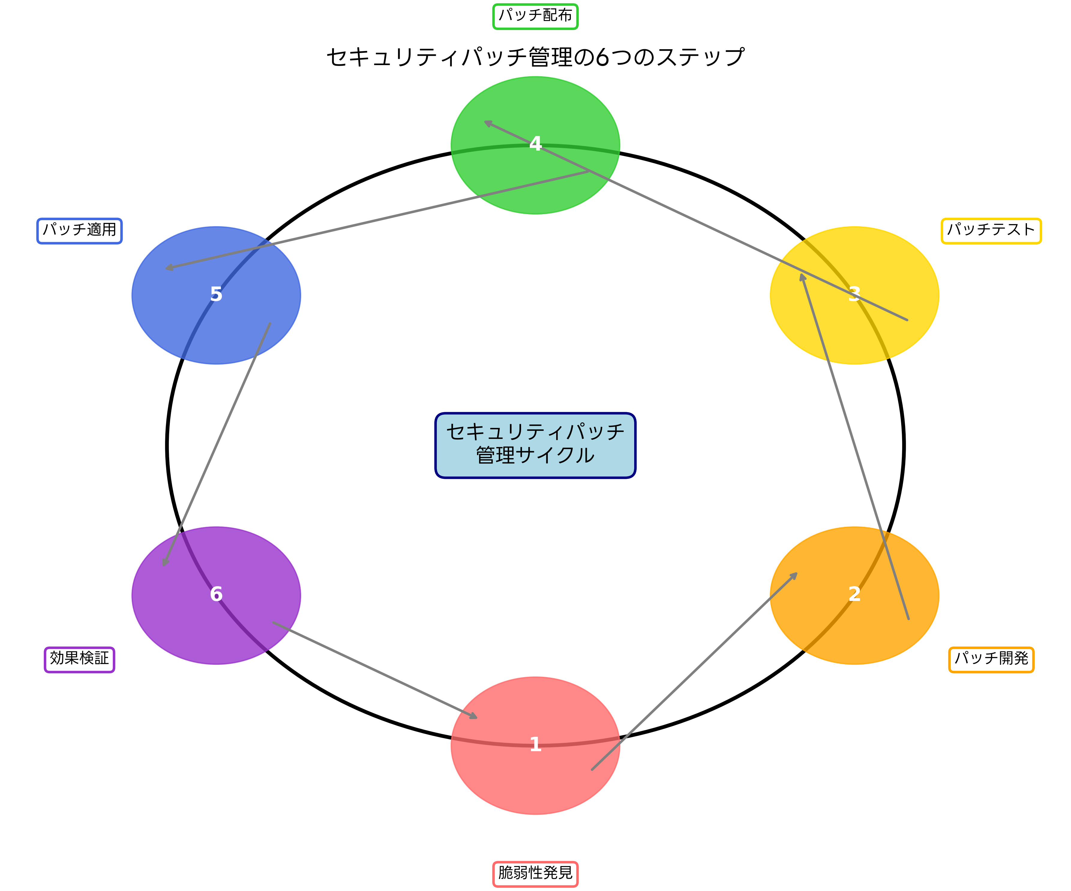 セキュリティパッチ管理サイクル