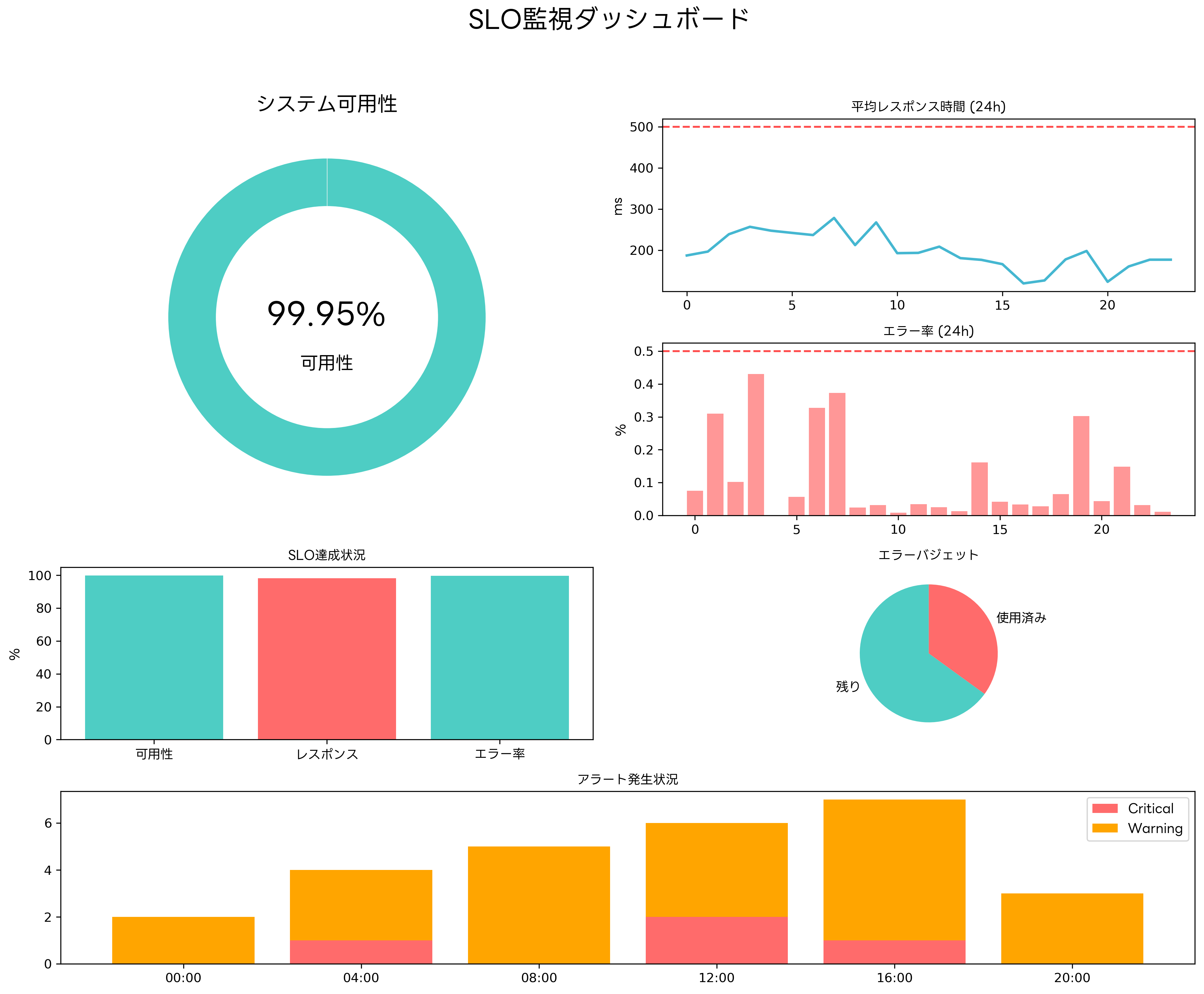SLO監視ダッシュボード