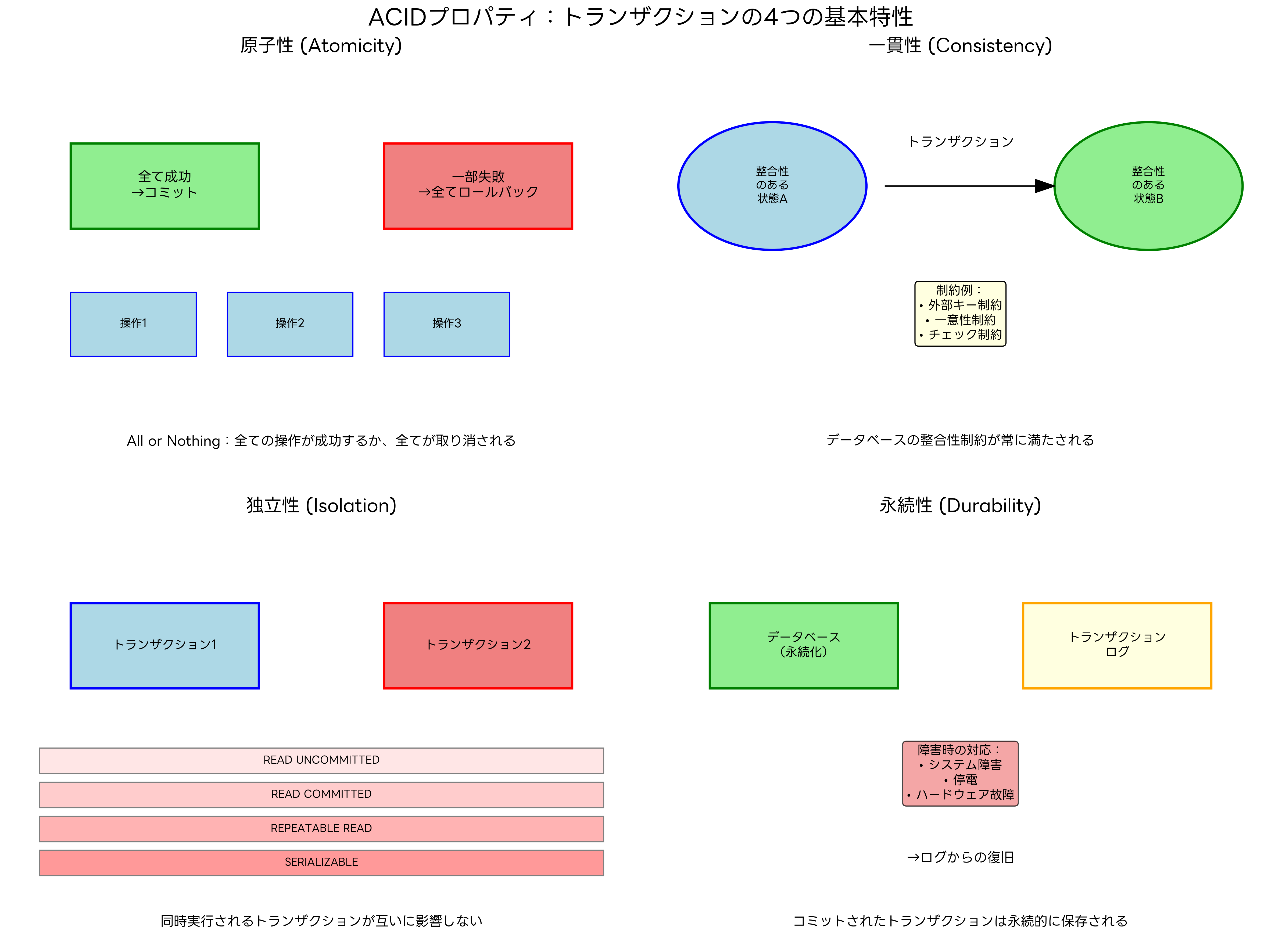 ACIDプロパティの詳細説明